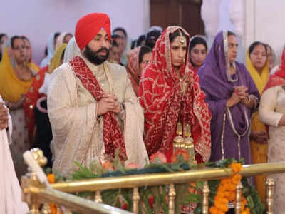 शादी के बंधन में बंधे पंजाब के शिक्षा मंत्री हरजोत सिंह बैंस और IPS ज्योति यादव, देखें तस्वीरें 