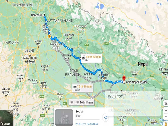 DEHRADUN TO NEPAL