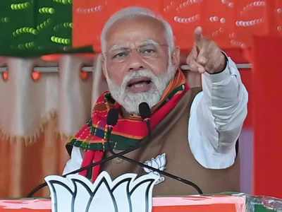 PM Modi Davanagere visit: ಕಾಂಗ್ರೆಸ್‌ ಅಧ್ಯಕ್ಷರ ತವರು ಕಲಬುರಗಿಯಲ್ಲೇ ಬಿಜೆಪಿ ದಿಗ್ವಿಜಯ- ಖರ್ಗೆಗೆ ಮೋದಿ ಟಾಂಗ್‌; ಬಿಜೆಪಿಗೆ ಪೂರ್ಣ ಬಹುಮತ ನೀಡುವಂತೆ ಮನವಿ