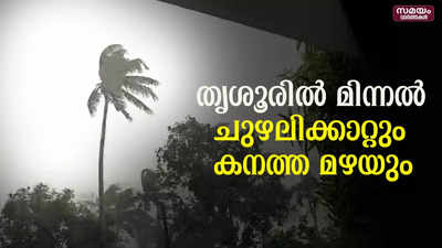 നശിച്ചത് 1500 ലേറെ വാഴകൾ; വൈദ്യുതി ബന്ധവും തകരാറിൽ| Thrissur Rain