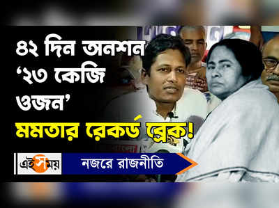 Mamata Banerjee : ৪২দিন অনশন, ‘২৩ কেজি ওজন’, মমতার রেকর্ড ব্রেক!