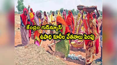 MGNREGA: ఉపాధి హామీ కూలీలకు కేంద్రం గుడ్‌న్యూస్.. వేతనాలు భారీగా పెంపు.. ఏప్రిల్ 1 నుంచే..!