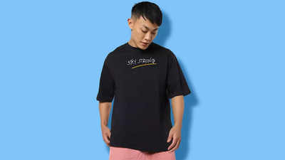 Oversized T Shirts Black: कंफर्ट के साथ ही अच्छा कैजुअल लुक देती हैं ये टी शर्ट्स, प्रिंटेड डिजाइन के साथ हैं उपलब्ध