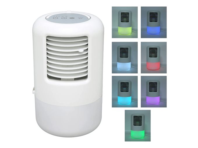 <strong>Portable Air Conditioner, 3 Speed Low Noise Mini Air Conditioner for Hotel Office Bedroom EU Plug: </strong>