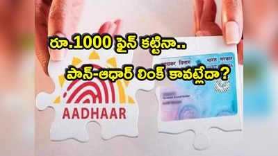 PAN-Aadhaar: పాన్- ఆధార్ లింక్ చేశారా? రూ.1000 ఫైన్ కట్టినా కావట్లేదా? ఇలా ప్రయత్నించండి!