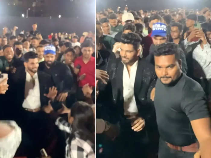 Shiv Thakare get mobbed by fans