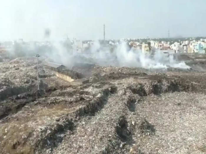 Thiruvannamalai garbage dump fire accident