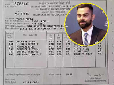 भाई गणित में कमोजर थे..., विराट कोहली की 10वीं की रिपोर्ट कार्ड वायरल, लोगों ने दी प्रतिक्रिया