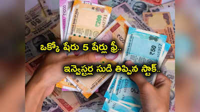 Multibagger Stocks: లక్షకు రూ.5.50 లక్షల లాభం.. ఇప్పుడు మరో అద్భుత అవకాశం.. ఒక్కో షేరుకు 5 షేర్లు ఫ్రీ.. డోంట్ మిస్!