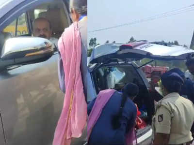CM Bommai Car Checking: ಸಿಎಂ ಕಾರನ್ನು ಬಿಡದ ಚುನಾವಣಾಧಿಕಾರಿಗಳು; ಚೆಕ್‌ಪೋಸ್ಟ್‌ನಲ್ಲಿ ಬೊಮ್ಮಾಯಿ ಕಾರು ತಪಾಸಣೆ