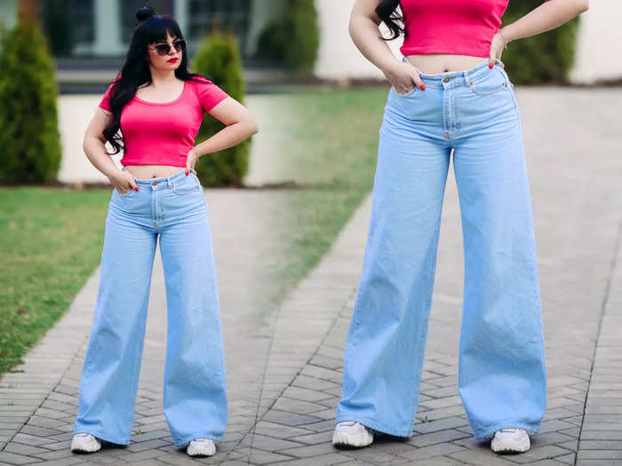 ​Blue Flared Jeans