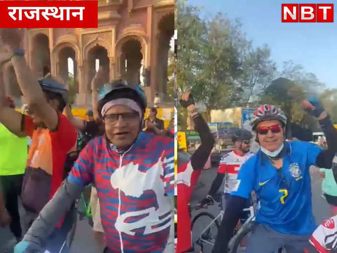 साइकिल रैली निकालकर डॉक्टरों का प्रदर्शन