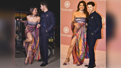 Priyanka Chopra Saree: અંબાણીની ઇવેન્ટમાં Priyankaએ પહેરી 60 વર્ષ જૂની સાડી, Nick સાથે રિક્ષામાં બેસી કરાવ્યું ફોટોશૂટ