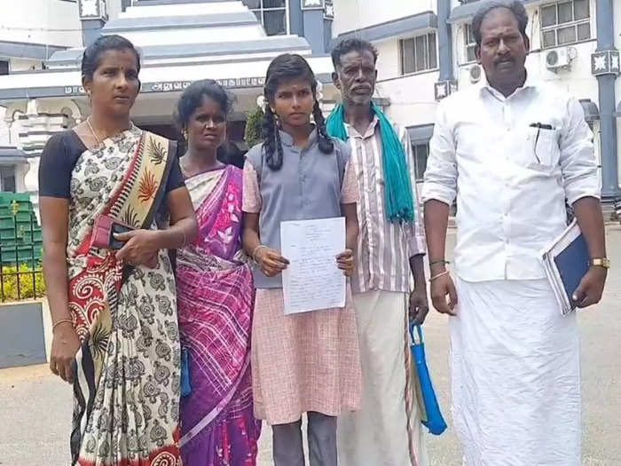 Nagapattinam collector tenth student petition