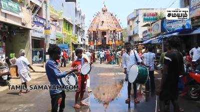 அபித குஜாம்பாள் கோயில் பங்குனி தேரோட்டம்!