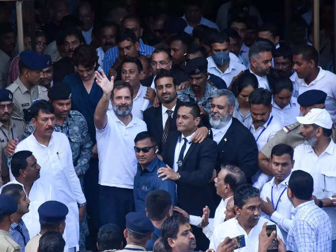 Rahul Gandhi after appeal