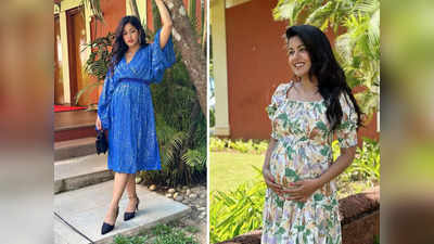 अजय देवगन की ऑन-स्क्रीन बेटी ने कट लगी ड्रेस में बेबी बंप किया फ्लॉन्ट, मैटरनिटी फैशन ने जीत लिया दिल