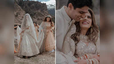 इस फैशन इन्फ्लुएंसर ने अनोखे अंदाज में की दूसरी शादी, पहाड़ों पर खूबसूरत लहंगा पहन यूं मारी एंट्री