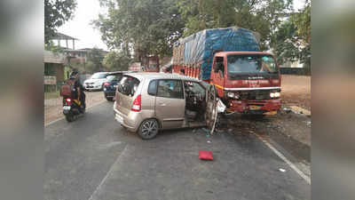 मुंबई-गोवा महामार्गावर भीषण अपघात, बोरिवलीच्या तावडे कुटुंबावर काळाचा घाला, तिघांचा मृत्यू