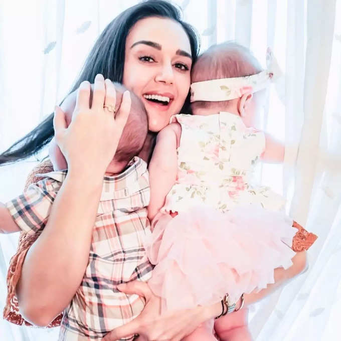 preity zinta kids