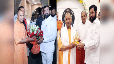 Ram Mandir दर्शन के बाद मुख्यमंत्री योगी आदित्यनाथ से मिले CM शिंदे, दिया खास तोहफा