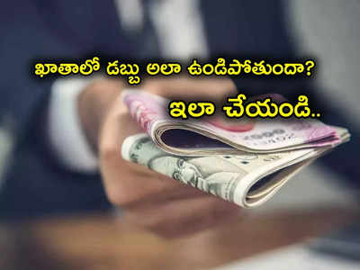 Idle Money: బ్యాంక్ అకౌంట్‌లో మనీ అలాగే ఉండిపోతుందా? అయితే మీరు చేయాల్సింది ఇదే..