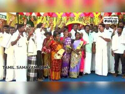 300 க்கும் மேற்பட்டோர் கட்சியிலிருந்து  விலகி-அமைச்சர் முன்னிலையில் அதிமுகவில் இணைந்தனர்!