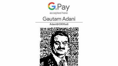 ಪೇ ಸಿಎಂ ಆಯ್ತು.. ಈಗ GOOGLE PAY ಬಳಸಿ Gautam Adani Pay ಪೋಸ್ಟರ್!