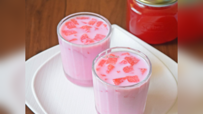 Rose Milk Benefits : ரோஸ்மில்க் புடிக்குமா? வாங்க வீட்லயே சிம்பிளா ரோஸ்மில்க் பவுடர் செய்யலாம்... வெயிலுக்கு  சும்மா  குளுகுளுனு இருக்கும்...