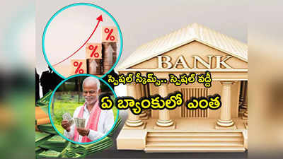 Bank FD: ఎక్కువ లాభాన్నిచ్చే స్పెషల్ స్కీమ్స్.. ఏ బ్యాంకులో ఎంత వడ్డీ.. ఫుల్ లిస్ట్ ఇదే!