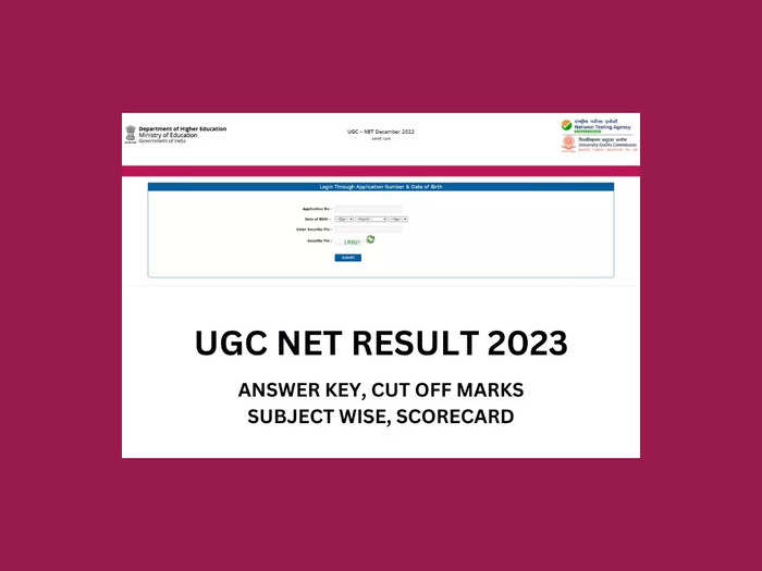 UGC NET Results 2023