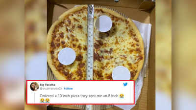 Viral News: महिला ने ऑर्डर किया था 10 इंच का Pizza, शक होने पर इंच टेप से नापा तो खुल गई पोल!