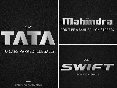 ‘हे फक्त मुंबई पोलीसच करु शकतात’, वाहनांच्या लोगोतून सांगितले ट्रॅफिक नियम