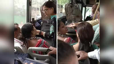 मेट्रो के बाद अब DTC बस में भी..., सीट को लेकर आपस में भिड़ गई महिलाएं, वीडियो वायरल