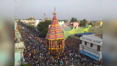 ஸ்ரீரங்கம் கோவில் சித்திரை தேரோட்டம் கோலாகலம் - பக்தர்கள் வெள்ளத்தில் மிதக்கும் திருச்சி!