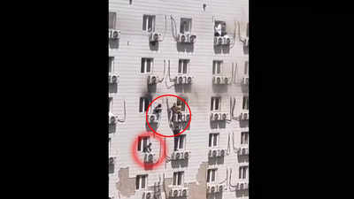 चीनमध्ये हॉस्पिटलच्या भीषण आगीत २१ जणांचा मृत्यू, खिडक्यांमधून उड्या मारल्या, थरारक VIDEO समोर