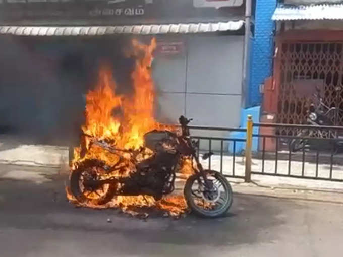 Nagercoil Bike Fire
