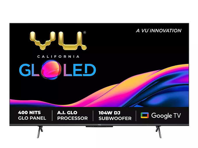 <strong>VU 139 cm (55 inches) The GloLED Series 4K Smart LED Google TV: </strong>
