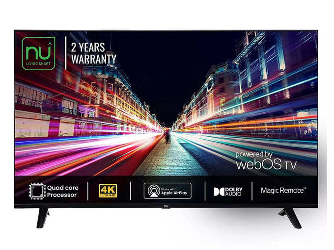 <strong>Nu 140 cm (55 inch) Premium Series 4K Ultra HD WebOS Smart TV: </strong>