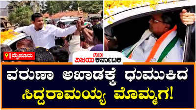 Karnataka Elections 2023: ಹುಟ್ಟೂರಲ್ಲಿ ಸಿದ್ದರಾಮಯ್ಯ ಹವಾ, ನಾಮಪತ್ರ ಸಲ್ಲಿಕೆಗೂ ಮುನ್ನ ಸಿದ್ದು ರೋಡ್‌ ಶೋ!