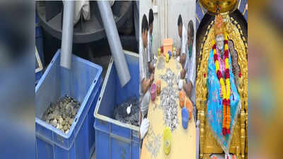 शिर्डीच्या साईबाबा मंदिरातील तीन ट्रक नाणी बँकेत, छतापर्यंत नाण्यांची रास; व्यापाऱ्यांना स्लॅब कोसळण्याची भीती
