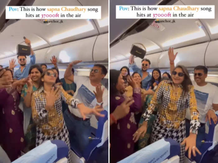Dance In Airplane Viral Video