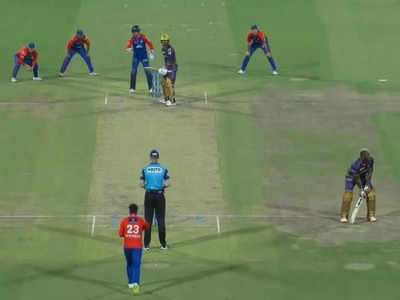 IPL: આ કેવું ક્રિકેટ રમી રહ્યો છે KKRનો આન્દ્રે રસેલ, મેદાન પર કરી વિચિત્ર હરકત