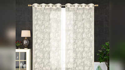 White Sheer Curtains: कमरे को पॉल्यूशन और धूल से प्रोटेक्ट कर सकते हैं ये कर्टेन, सेमि ट्रांस्पेरेंट है डिजाइन