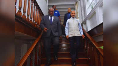 दक्षिण अमेरिकी देश गुयाना के PM मार्क फिलिप्स से मिले विदेश मंत्री एस जयशंकर, ऊर्जा से लेकर रक्षा पर की चर्चा