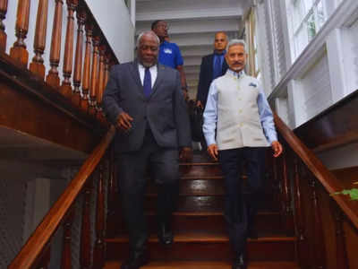 दक्षिण अमेरिकी देश गुयाना के PM मार्क फिलिप्स से मिले विदेश मंत्री एस जयशंकर, ऊर्जा से लेकर रक्षा पर की चर्चा