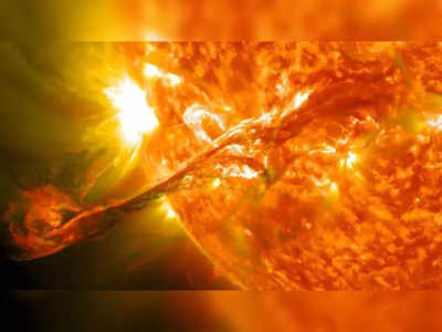 सूर्यावर मोठा धमाका, भयंकर सौर वादळ पृथ्वीच्या दिशेन , आज अलर्ट राहा! नासाचा इशारा