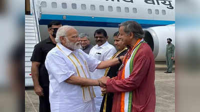 Narendra Modi Shashi Tharoor : মোদীকে স্বাগত জানাতে শশীর হাজিরায় জল্পনা