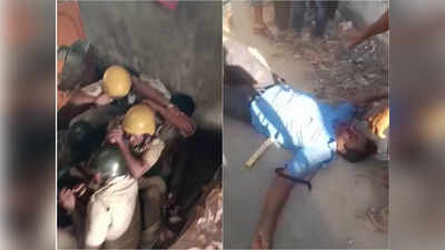 Kaliyaganj Police Station Fire: কালিয়াগঞ্জে তাণ্ডব! অর্ধনগ্ন করে বেধড়ক মার, বিক্ষোভকারীদের কাছে প্রাণভিক্ষা রক্তাক্ত পুলিশকর্মীদের