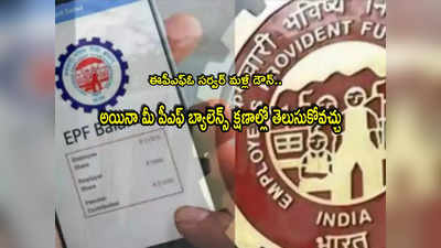 EPFO పాస్‌బుక్ మళ్లీ డౌన్.. అయినా పర్లేదు.. ఒక్క మిస్డ్‌ కాల్‌తో మీ పీఎఫ్ బ్యాలెన్స్ తెలిసిపోద్ది! 